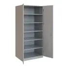 Q 25-80 skříň šatní, 2-dvéřová, 800x600x1800mm, šedá